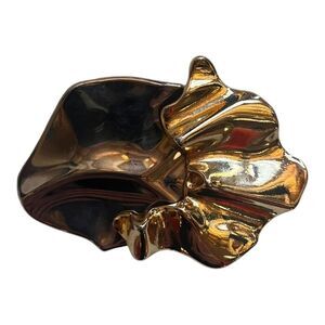 Revcor Vintage Belt Buckle Designer Stamped Two Piece Gold Plated